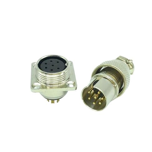 1PCS GX16 7-pin Connector Reverse Panel in Saudi Arabia