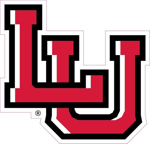StickerTalk Lamar University LU Logo Vinyl Sticker, 5 inches by 4.75 inches in Saudi Arabia