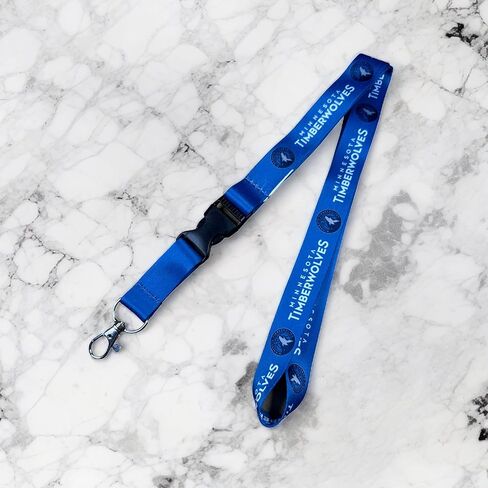 Desert Cactus Minnesota Timberwolves Lanyard Keychain Detachable NBA Breakaway Snap Buckle National Basketball Association Car Keys ID Badge Holder (Lanyard 3) in Saudi Arabia