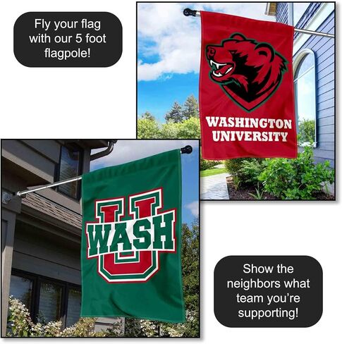 Washington St. Louis Bears Double Sided House Flag in Saudi Arabia