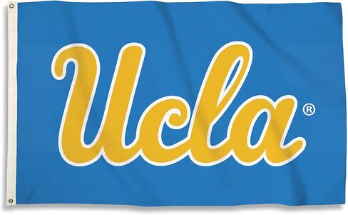 BSI PRODUCTS, INC. - UCLA Bruins 3’x5’ Flag with Heavy-Duty Brass Grommets - UCLA Football, Basketball and Baseball Pride - High Durability for Indoor and Outdoor Use - Great Gift Idea - UCLA in Saudi Arabia
