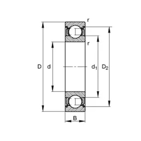 50pcs Bearing 603 603Z 603ZZ 3X9X4 Shielded Miniature Ball Bearings in Saudi Arabia