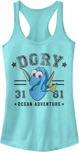 قميص علوي بدون أكمام برسومات Racerback من Fifth Sun Finding Dory Dory in Kuwait