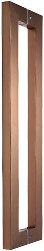 Door Handles, Double Pull Bar Thick 304 Stainless Steel Square Tube Door Handle, Door Pull Handle Sliding Glass Door Handles for Bathroom Shower, Office, Hotel, Shop Door in Saudi Arabia