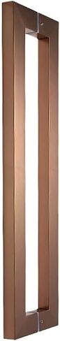 Door Handles, Double Pull Bar Thick 304 Stainless Steel Square Tube Door Handle, Door Pull Handle Sliding Glass Door Handles for Bathroom Shower, Office, Hotel, Shop Door in Saudi Arabia
