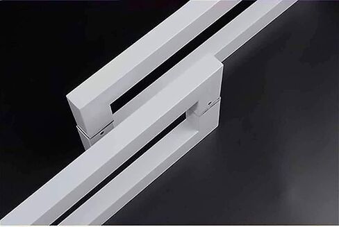 Door Handles, Double Pull Bar Thick 304 Stainless Steel Square Tube Door Handle, Door Pull Handle Sliding Glass Door Handles for Bathroom Shower, Office, Hotel, Shop Door in Saudi Arabia