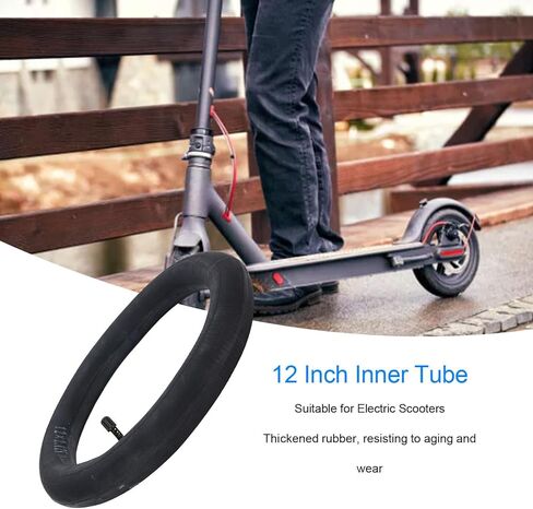 12 Inch Tire Tube, Thickened Inflatable Universal Fit, Inner Tube for Electric Scooters, Commuters, Urban Riders in Saudi Arabia