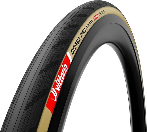 Vittoria Corsa Pro Control Graphene 2.0 - Performance Road Bike Tire - Foldable TLR Bicycle Tire - Black (700x38c) in Saudi Arabia