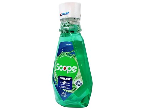 Scope Outlast Mouthwash - 500 ml - Long Lasting Mint in Saudi Arabia