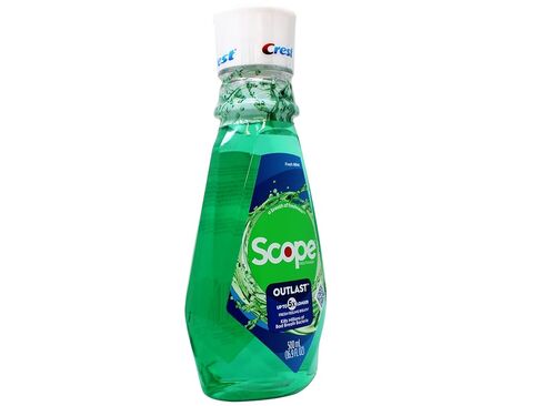 Scope Outlast Mouthwash - 500 ml - Long Lasting Mint in Saudi Arabia