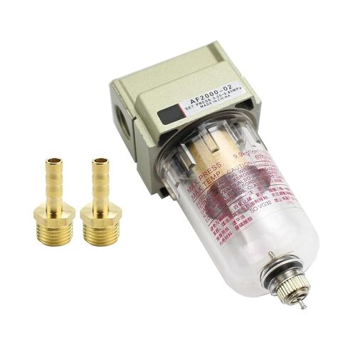 AF2000-02 1/4 air Pump Compressor Filter Pneumatic Oil Catch Tank to Remove impurities Water Separator Compression(AF-2000-02 PC8) in Saudi Arabia