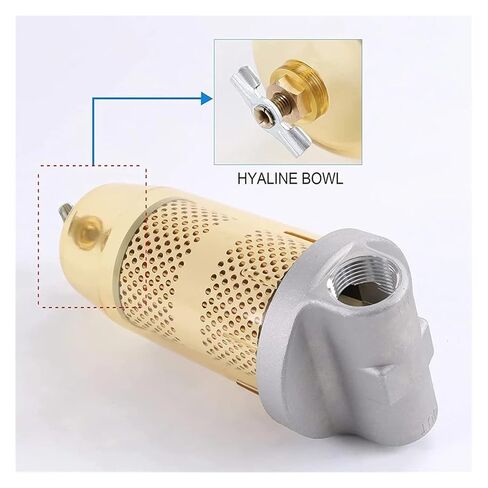 B10-AL Fuel Tank Filter Lightweight Oil Water Separator Assembly Oil Storage Tank Professional Filter Easy to Install in Saudi Arabia
