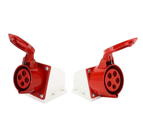 1 قطعة موصل صناعي 16A 32A IP44 مقبس ثلاثي الطور مكشوف ومخفي أحمر مباشر (LX 115 5 core 16A) in Kuwait