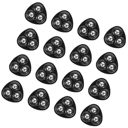 SHINEOFI Self-Adhesive Small Swivel Caster Wheels with 3 Steel Balls, 360° Rotating Mini Sticky Casters for Kitchen Appliances, Trash Cans, and Small Furniture, 16pcs in Saudi Arabia