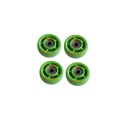 Pack of 4 3-inch Blue casters Polyurethane Single Wheel wear-Resistant cart with Double Bearings in Saudi Arabia
