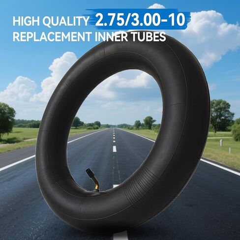 2.75/3.00-10 80/100-10 2.75-10 3.00x10 2.50x10 Dirt Bike Inner Tube for XR50 XR70 EZ90 CT70 CRF50 CRF70 KLX110 DRZ110 DRZ70 JR50 RSF650 90cc 110cc 125cc Pit Bike Moped Scooter Parts 2 Pack in Saudi Arabia
