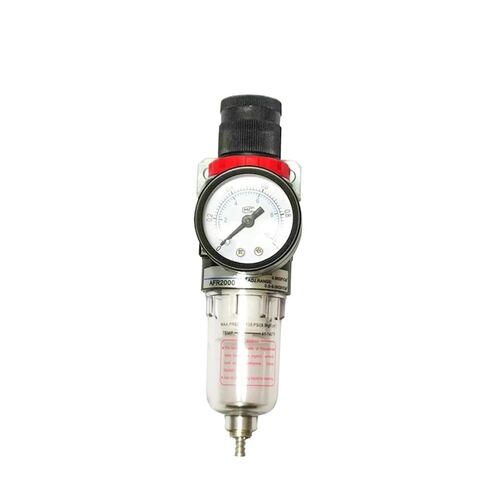 AFR2000 PT 1/4" Gas Pressure Regulator Water Oil Separator Filter Spray Gun Compressor Water Separator.(6mm Fittings) in Saudi Arabia