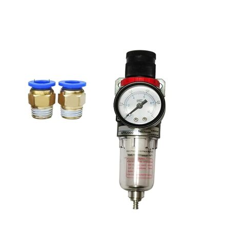 AFR2000 PT 1/4" Gas Pressure Regulator Water Oil Separator Filter Spray Gun Compressor Water Separator.(6mm Fittings) in Saudi Arabia