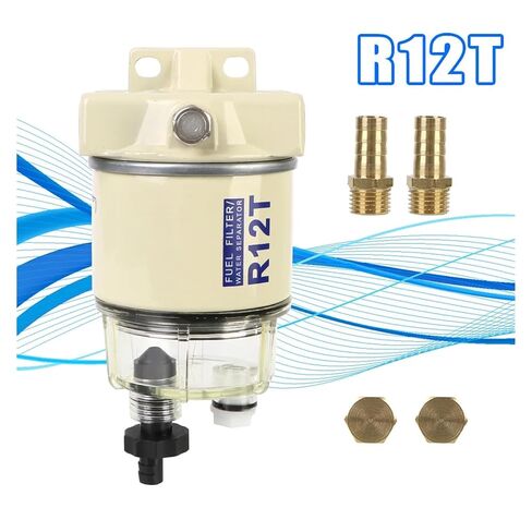 تدور على استبدال 120AT 3/8 "NPT ZG1/4-19 R12T مضخة فاصل للمياه عن الوقود لمحرك جزازة العشب مرشح الوقود البحري in Saudi Arabia