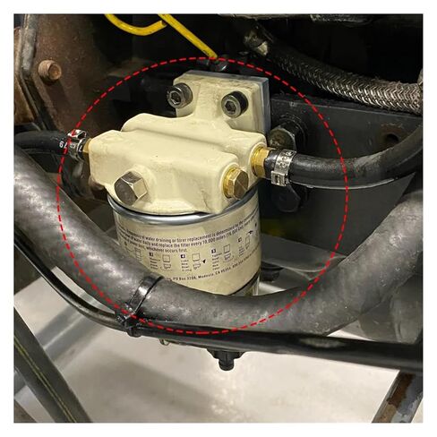 تدور على استبدال 120AT 3/8 "NPT ZG1/4-19 R12T مضخة فاصل للمياه عن الوقود لمحرك جزازة العشب مرشح الوقود البحري in Saudi Arabia