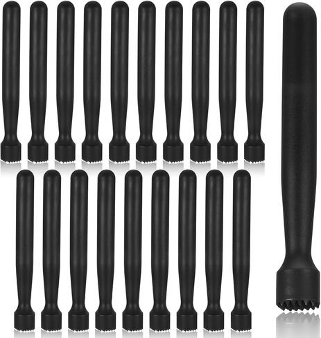 20 Pieces Muddler for Cocktails Plastic Bar Muddler Bulk 8 Inch Bar Accessories Tools Set for Home Ice Crusher Bartender Accessories Mojito Fruit Drink in Saudi Arabia