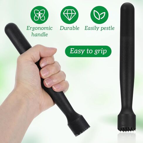 20 Pieces Muddler for Cocktails Plastic Bar Muddler Bulk 8 Inch Bar Accessories Tools Set for Home Ice Crusher Bartender Accessories Mojito Fruit Drink in Saudi Arabia