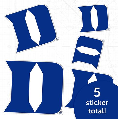 Desert Cactus Duke University Sticker Blue Devils Vinyl Decals Laptop Water Bottle Car Scrapbook T3 (Type 3-1) in Saudi Arabia