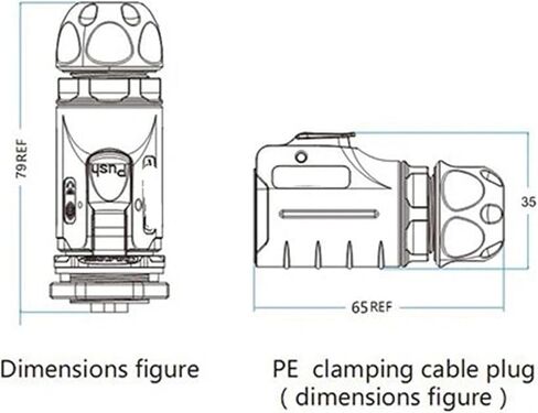 12 pin power signal circular connector male outdoor waterproof IP67 in Saudi Arabia