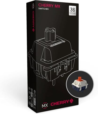 مجموعة مفاتيح Cherry MX Falcon، 36 مفتاحًا ميكانيكيًا للوحة المفاتيح، من أجل DIY، لوحة مفاتيح قابلة للتبديل السريع أو الألعاب، مفتاح لمس بدون نقرة، ثقيل اللمس ومرضي للغاية in Saudi Arabia