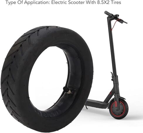 8.5X2 Thick Electric Scooter Tires with Inner Tube Explosion Proof Electric Scooter Wheels Replacement Tire Compatible for in Saudi Arabia