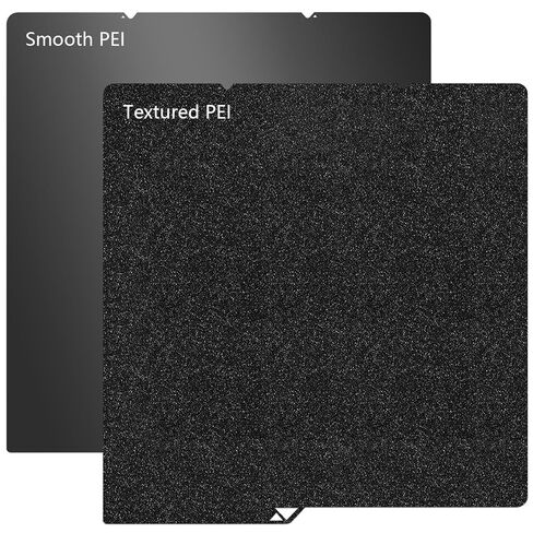 PEI Build Plate for Kobra S1 264x276MM Plate Double Sided Textured+Smooth PEI Plate Removable Heated Bed Spring Steel Sheet Flexible Platform for Anycubic 3D Printer Accessories in Saudi Arabia