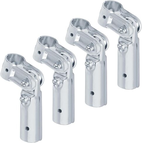 4 Sets Adjustable Angle Pipe Clamp Connectors, Fits 1" EMT, Structural Pipe Fittings, 3/32" Thick Steel in Saudi Arabia