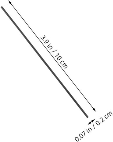 NUOBESTY 10pcs Graphite Rods for Smelting High-Purity Carbon Stirring Sticks for Electronics Chemical Industry Graphite Skimmers for Melting and Casting in Saudi Arabia
