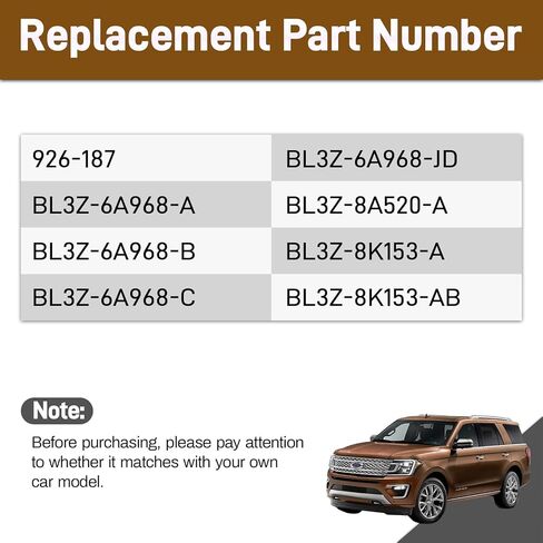 926-186 مجموعة خط التبريد التوربيني الجانبي للركاب متوافقة مع 2015-2021 Ford Transit 150/250/350/350HD 2015-2017 Lincoln Navigator/Expedition 2011-2016 Ford F150 in Kuwait