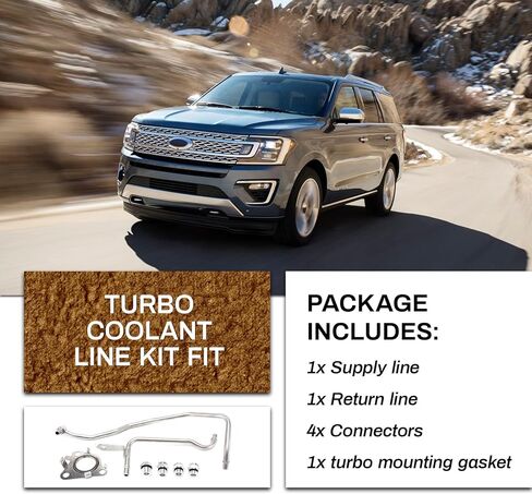 926-186 مجموعة خط التبريد التوربيني الجانبي للركاب متوافقة مع 2015-2021 Ford Transit 150/250/350/350HD 2015-2017 Lincoln Navigator/Expedition 2011-2016 Ford F150 in Kuwait