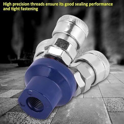 Jeanoko 12mm Air Hose Pneumatic Quick Connector Durable for Pneumatic Tools for Connection Between Devices and Air Hose with Metal Materials in Saudi Arabia