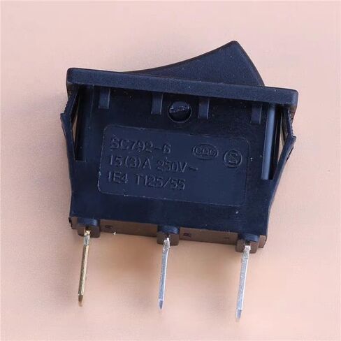 BAOKEZHEN SC792-6 15A 125/250VAC 3Pins 2 مواضع مفتاح هزاز مع مصباح in Kuwait
