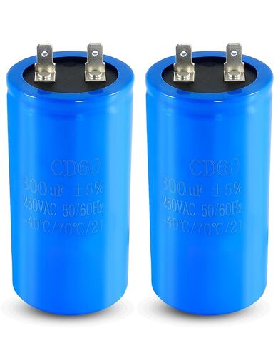 2 قطعة 300 فائق التوهج/MFD CD60 250VAC مكثف تشغيل المحرك لبدء تشغيل المحرك الكهربائي in Kuwait