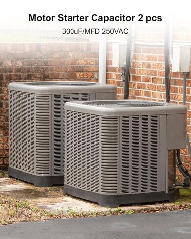 2 قطعة 300 فائق التوهج/MFD CD60 250VAC مكثف تشغيل المحرك لبدء تشغيل المحرك الكهربائي in Kuwait
