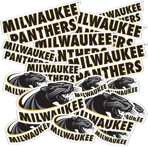 Desert Cactus University of Wisconsin Milwaukee Sticker Panthers Sticker Vinyl Decals Laptop Water Bottle Car Scrapbook Sheet T1 (Type 1-1) in Saudi Arabia