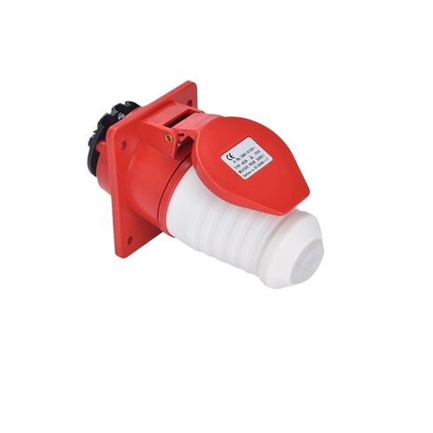 Concealed Inclined Socket 3 cores 4 5 Holes 16A/32A Waterproof Aviation Industry Male and Female Docking Set 413(3P32A IP44 Plug GP023) in Saudi Arabia