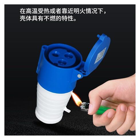 Concealed Inclined Socket 3 cores 4 5 Holes 16A/32A Waterproof Aviation Industry Male and Female Docking Set 413(3P32A IP44 Plug GP023) in Saudi Arabia