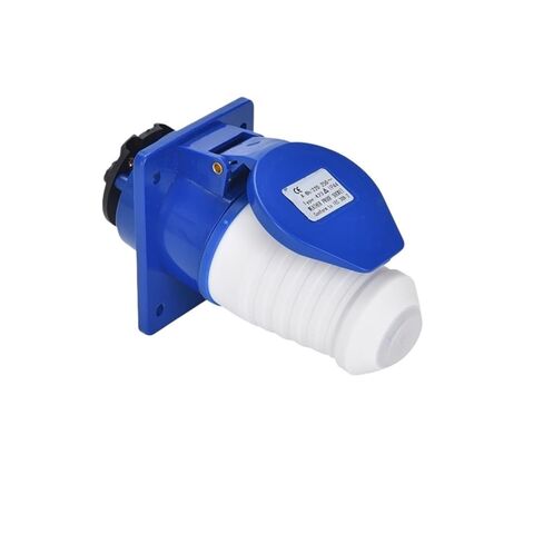 Concealed Inclined Socket 3 cores 4 5 Holes 16A/32A Waterproof Aviation Industry Male and Female Docking Set 413(3P32A IP44 Plug GP023) in Saudi Arabia