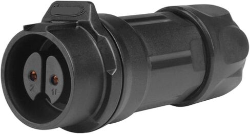 LP16 Lock Wire 2 core Plastic b Waterproof Aviation Plug Socket Screw Crimping Male and Female Docking Power Connector(Flange Formal wear) in Saudi Arabia