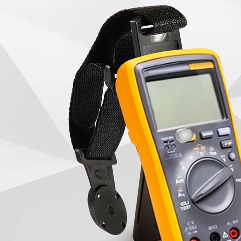 2pcs Magnetic Strap Kit, Hanging Loop Strap Magnet Hanger Kit Hanging Kit Accessories for Fluke Digital Multimeter (Black) in Saudi Arabia