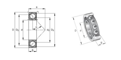 1pcs 7202 7202C 2RZ P4 15x35x11 Sealed Angular Contact Bearings Spindle in Saudi Arabia