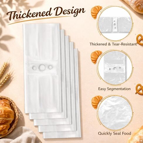 Marspark 2000 Pcs High Density Saddle Bags 6.5 Inch x 7 Inch Disposable Fold Top Sandwich Bags HDPE Portion Deli Food Storage with Perforation Flip-top Closure for Packaging Cheese Bakery Deli Takeout in Saudi Arabia