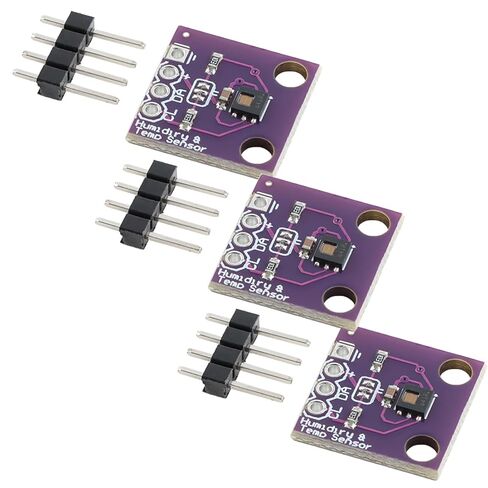 3 قطع GY-213V-HDC1080 مستشعر الرطوبة الرقمي مع درجة الحرارة، وحدة I2C منخفضة الطاقة in Kuwait