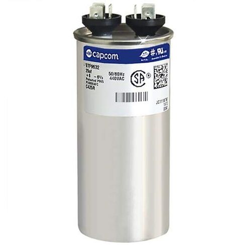 97F9632 25 uf MFD 440 Volt VAC - Replacement Round Run Capacitor in Saudi Arabia