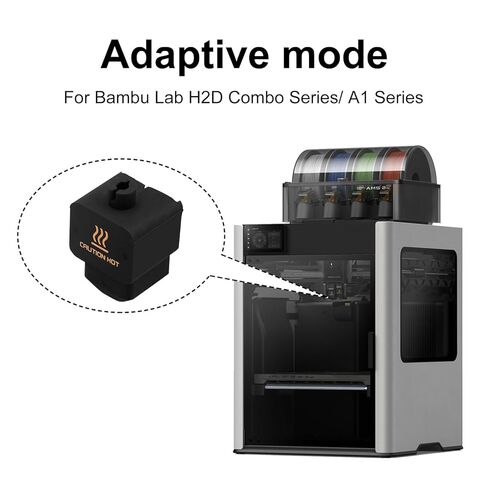 5 عبوات من جورب السيليكون لمختبر الخيزران H2D Hotend، درجة حرارة عالية وغطاء سيليكون متين، أجزاء ملحقات الطابعة ثلاثية الأبعاد لحماية كتلة سخان الطارد والفوهة in Kuwait